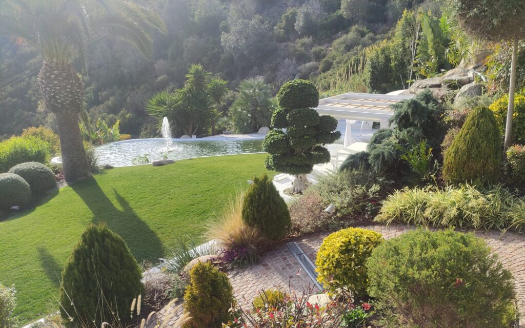 jardín estilo ibicenco mediterráneo